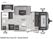 Call now about this 2022 Keystone Passport 189RB! 2022 Keystone Passport 189RB - Used Travel Trailer For Sale by Fun Town RV - North Detroit in North Branch, Michigan features Slideout