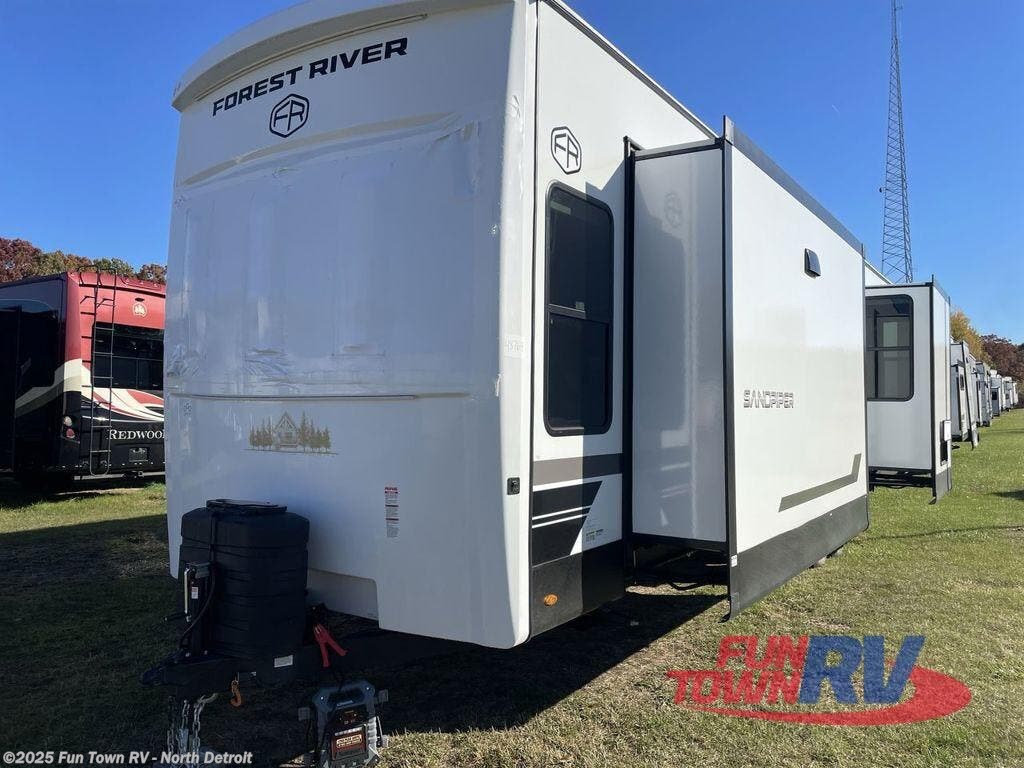 New 2026 Forest River Sandpiper Destination Trailers 389HBFL available in North Branch, Michigan