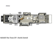 Call now about this 2026 Forest River Vengeance Rogue Armored 351G2! 2026 Forest River Vengeance Rogue Armored 351G2 - New Toy Hauler For Sale by Fun Town RV - North Detroit in North Branch, Michigan features Slideout