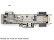 Call now about this 2025 Forest River Cardinal 35FL! 2025 Forest River Cardinal 35FL - New Fifth Wheel For Sale by Fun Town RV - North Detroit in North Branch, Michigan features Slideout