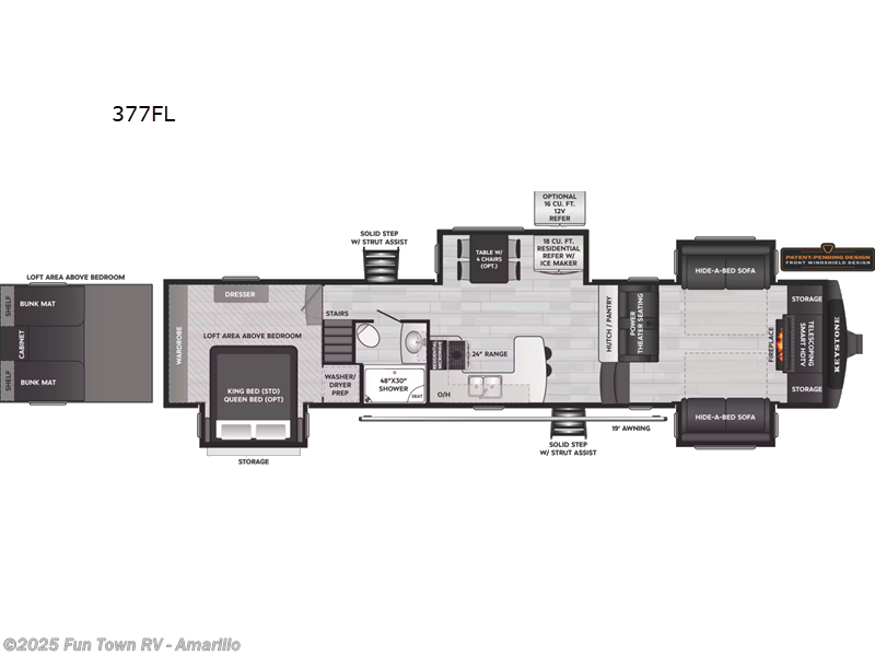 Call now about this 2026 Keystone Montana High Country 377FL! 2026 Keystone Montana High Country 377FL - New Fifth Wheel For Sale by Fun Town RV - Amarillo in Amarillo, Texas features Slideout