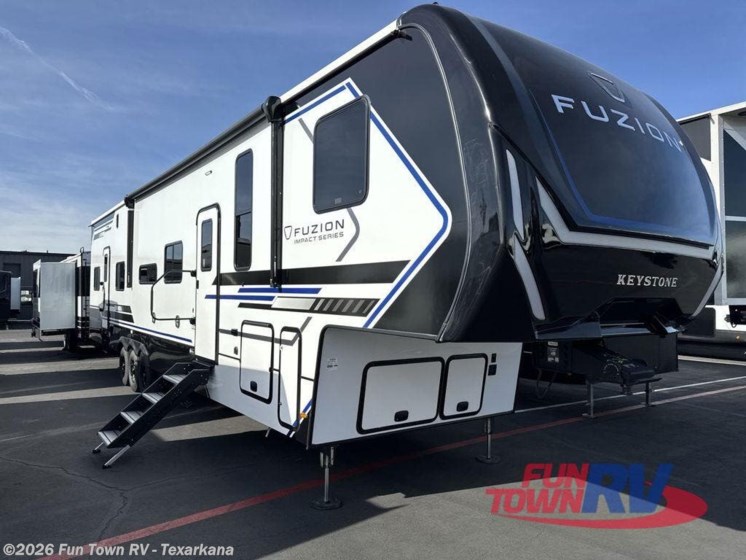 Email now about this 2026 Keystone Fuzion Impact Edition 416! New 2026 Keystone Fuzion Impact Edition 416 available in Texarkana, Arkansas