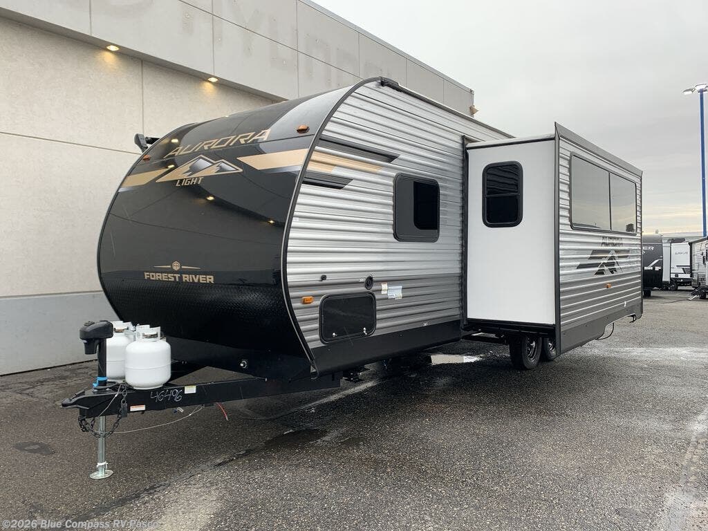 Contact us now about this 2026 Forest River Aurora Light 26BHS! 2026 Aurora Light 26BHS by Forest River from Blue Compass RV Pasco in Pasco, Washington