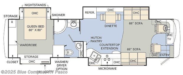Call now about this 2008 Monaco RV Diplomat 40 PDQ! 2008 Monaco RV Diplomat 40 PDQ - Used Class A For Sale by Blue Compass RV Pasco in Pasco, Washington features Slideout