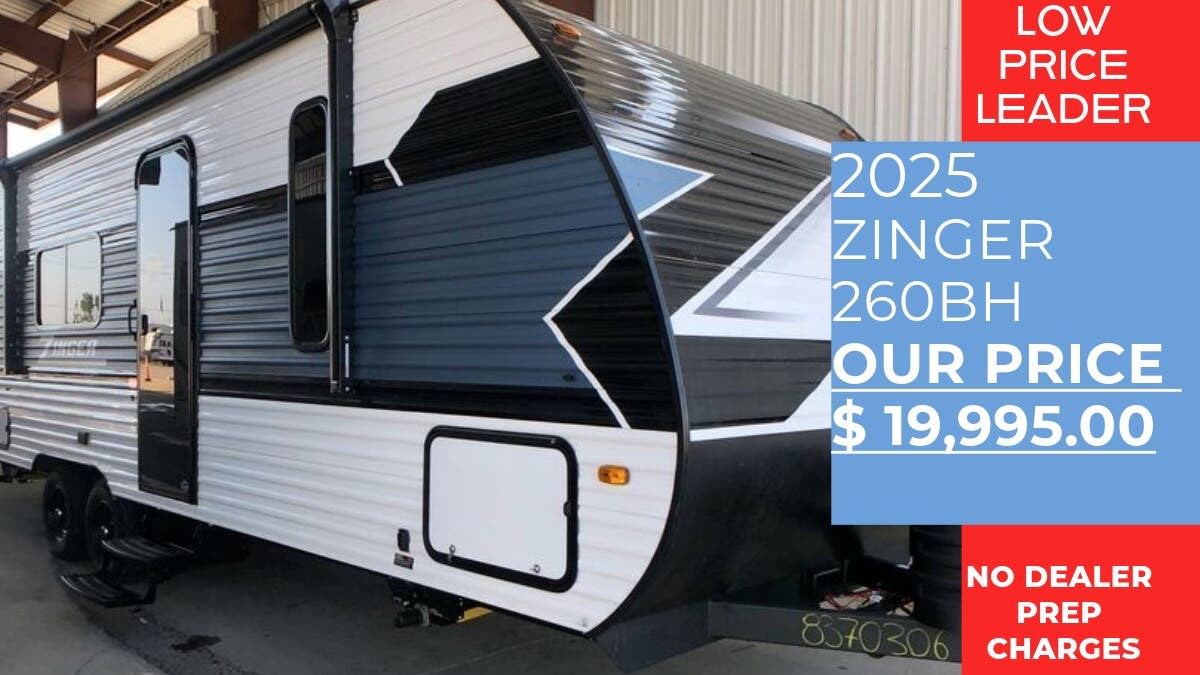 Email now about this 2025 CrossRoads Zinger 260BH! New 2025 CrossRoads Zinger 260BH available in Panama City, Florida