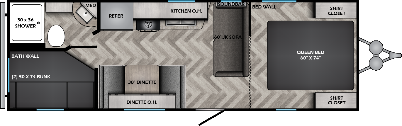 Call now about this 2025 CrossRoads Zinger 252BH! 2025 CrossRoads Zinger 252BH - New Travel Trailer For Sale by Ashley Marine & RV in Panama City, Florida features Air Conditioning, Stove, Smoke Detector, Stabilizer Jacks, Non-Smoking Unit