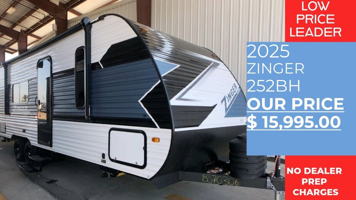 Email now about this 2025 CrossRoads Zinger 252BH! New 2025 CrossRoads Zinger 252BH available in Panama City, Florida