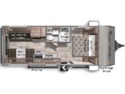 Call now about this 2025 Dutchmen Aspen Trail LE 21RD! Floorplan of 2025 Dutchmen Aspen Trail LE 21RD