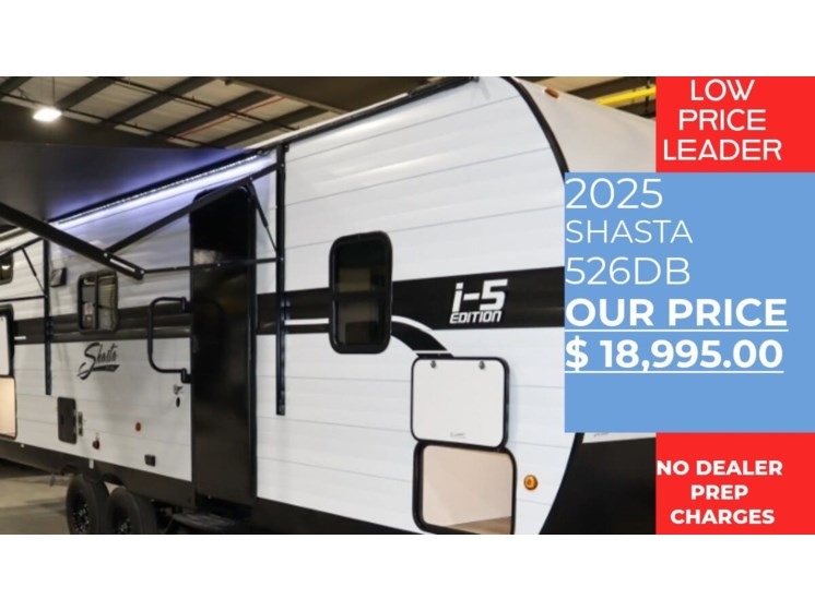 Email now about this 2025 Shasta I-5 526DB! New 2025 Shasta I-5 526DB available in Panama City, Florida