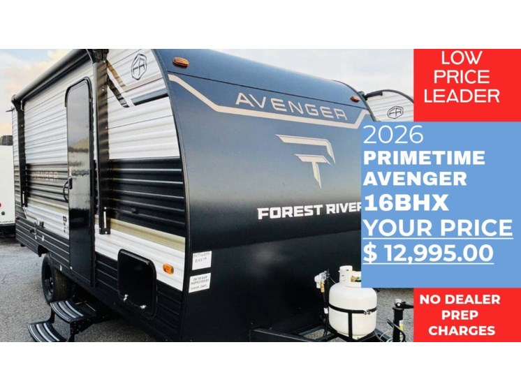 Email now about this 2026 Prime Time Avenger LT 16BHX! New 2026 Prime Time Avenger LT 16BHX available in Panama City, Florida