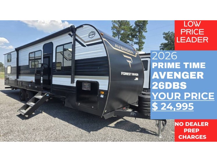 Email now about this 2026 Prime Time Avenger 26DBS! New 2026 Prime Time Avenger 26DBS available in Panama City, Florida