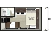 Call now about this 2026 Forest River Wildwood FSX 135ICE! Floorplan of 2026 Forest River Wildwood FSX 135ICE