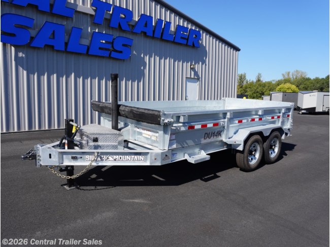 2025 Silver Mountain Trailers 83"x14ft Galvanized Dump