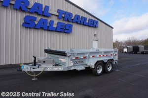 2025 Silver Mountain Trailers 6x12ft Galvanized Dump Trailer, 5200# Axles