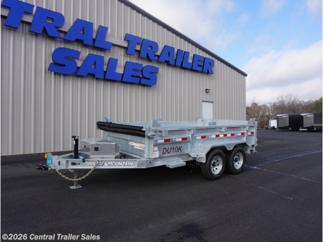 2025 Silver Mountain Trailers 6x12ft Galvanized Dump