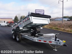 2025 6x12ft Galvanized Dump by Silver Mountain Trailers from Central Trailer Sales in Jordan, Minnesota