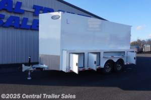 2025 CellTech 7x16ft Galvanized Enclosed Service Trailer