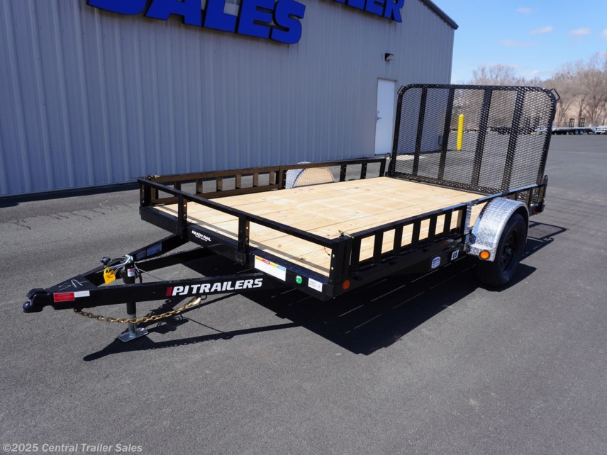 New 2026 PJ Trailers U8 83"x12' Steel Frame Utility W/ATV Side Ramps available in Jordan, Minnesota