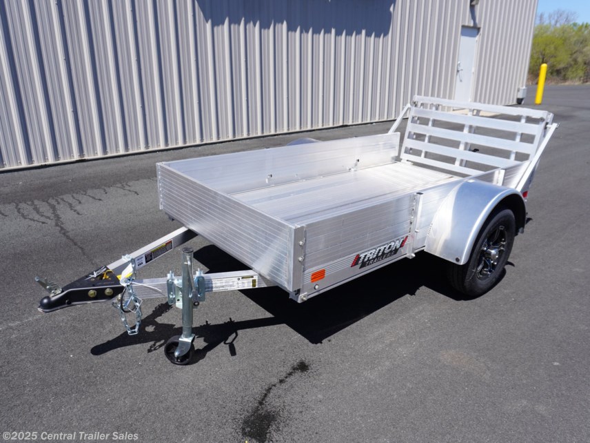 New 2025 Triton Trailers FIT Series 52"x8' All Aluminum Utility Trailer W/1' Sides available in Jordan, Minnesota