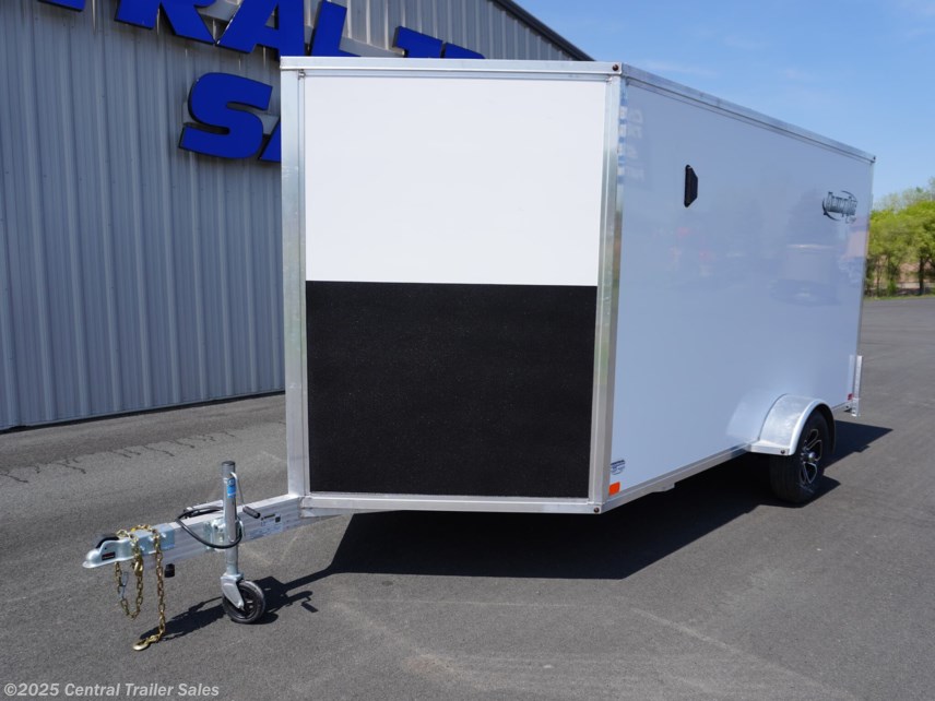 New 2025 AlumaIce 7x12 Aluminum Frame Single Axle Cargo Trailer available in Jordan, Minnesota
