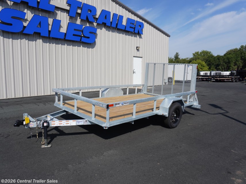 New 2026 Drive Trailers 7x12ft Galvanized Utility available in Jordan, Minnesota