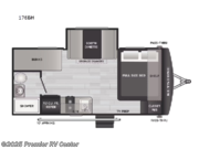 Call now about this 2026 Keystone Hideout Mini 176BH! 2026 Keystone Hideout Mini 176BH - New Travel Trailer For Sale by Premier RV Center in Lewiston, Idaho features Slideout