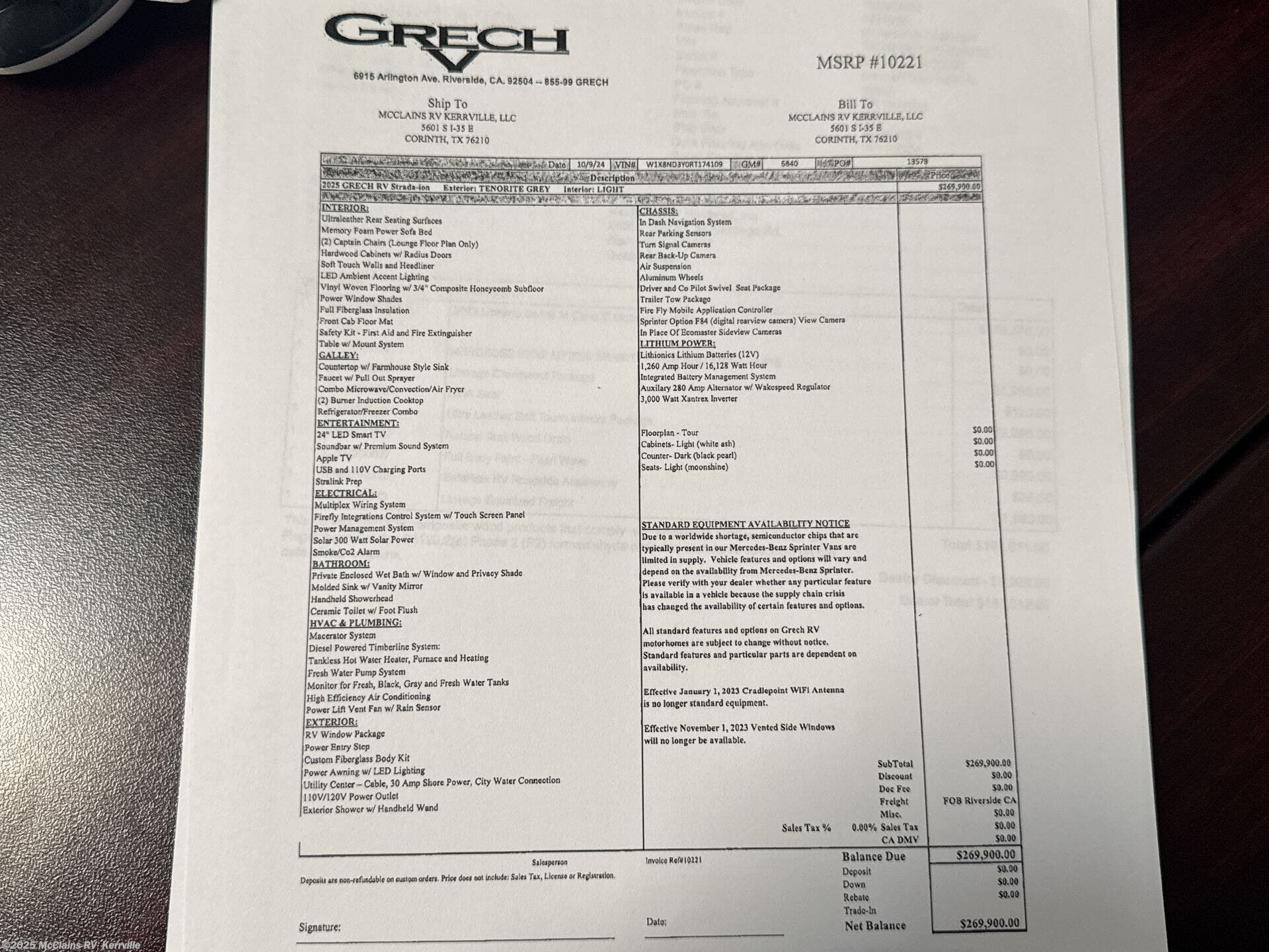 Call now about this 2025 Grech RV Strada LOUNGE-ION! 2025 Grech RV Strada LOUNGE-ION - New Class B For Sale by McClains RV in Kerrville, Texas