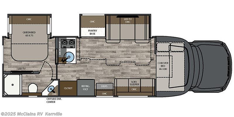 Call now about this 2025 Renegade VERACRUZ 32VDS! Floorplan of 2025 Renegade VERACRUZ 32VDS