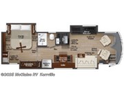 Call now about this 2025 Winnebago Journey 34N! Floorplan of 2025 Winnebago Journey 34N