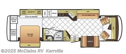 Call now about this 2015 Newmar Canyon Star 3612! FLOOR PLAN
