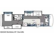 Floorplan of 2013 Forest River Georgetown XL 350TS