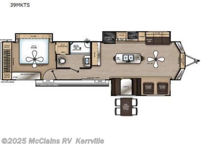 Call now about this 2023 Coachmen Catalina 39MKTS! 2023 Coachmen Catalina 39MKTS - Used Travel Trailer For Sale by McClains RV in Kerrville, Texas features TV, Microwave, TV Antenna, Air Conditioning, Refrigerator