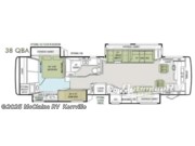 Call now about this 2014 Tiffin Allegro Red 38QBA! FLOOR PLAN