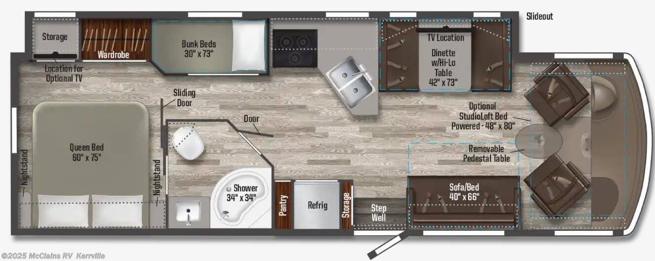 Call now about this 2022 Itasca Sunstar 31B! FLOOR PLAN