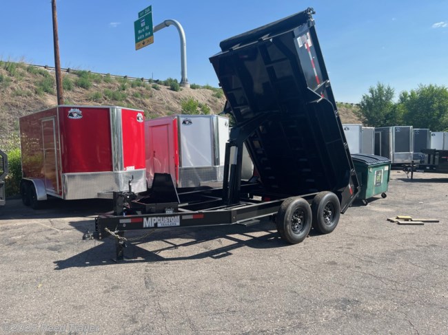 2025 MP Custom Trailers 83x12 14k 2ft side walls w/one piece 7ga floor
