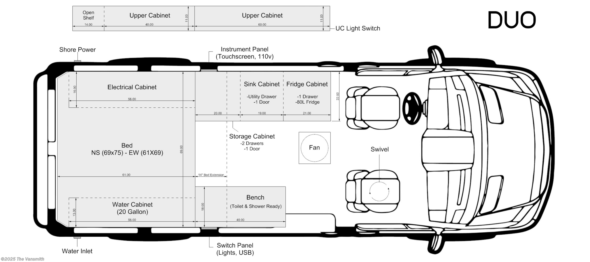 Contact us now about this 2025 The Vansmith DUO ! 2025 DUO by The Vansmith from The Vansmith in Boulder, Colorado