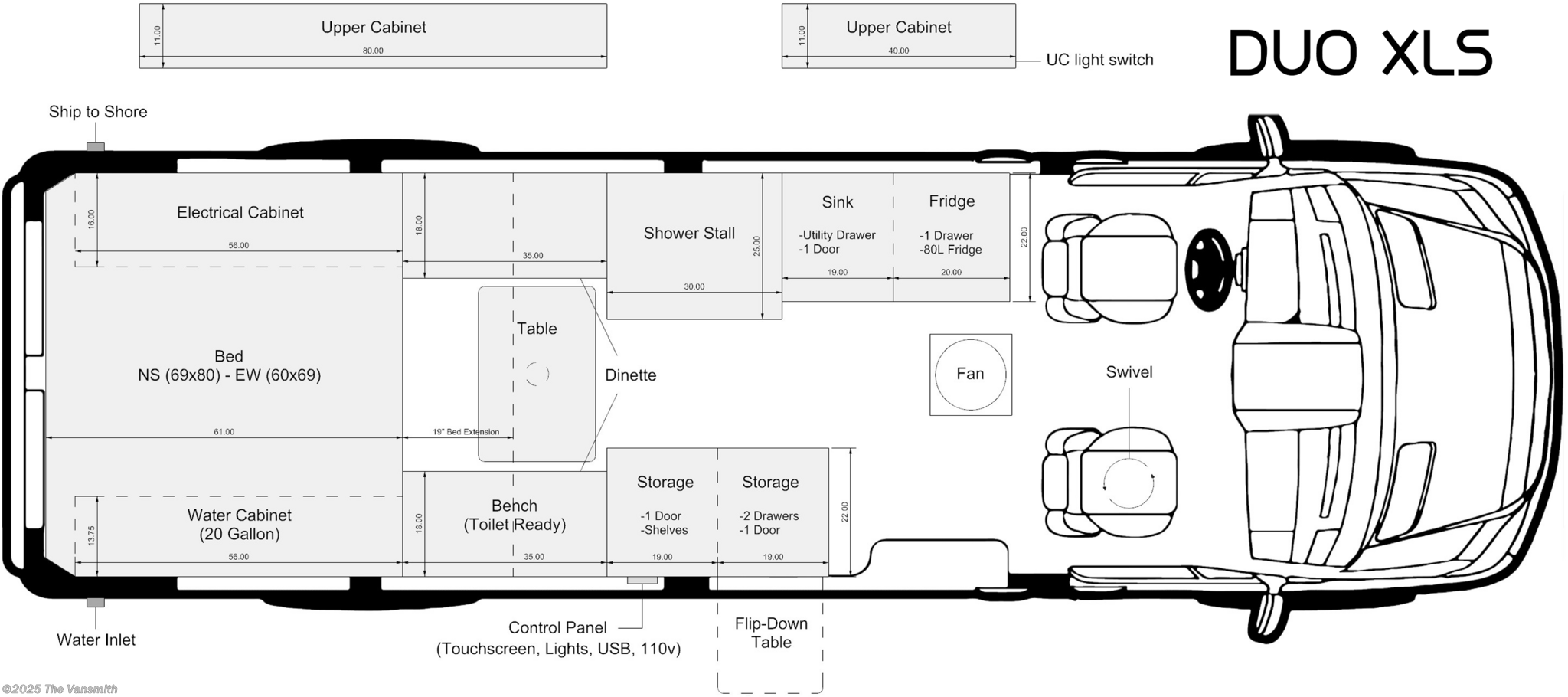 Contact us now about this 2025 The Vansmith DUO XLS ! 2025 DUO XLS by The Vansmith from The Vansmith in Boulder, Colorado