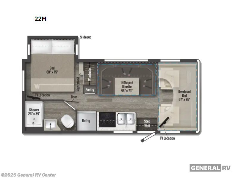 Call now about this 2025 Winnebago Spirit 22M! 2025 Winnebago Spirit 22M - New Class C For Sale by General RV Center in Salisbury, North Carolina