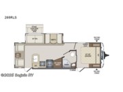 Contact us now about this 2019 Keystone Bullet 269RLS! Floorplan of 2019 Keystone Bullet 269RLS