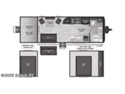 Call now about this 2024 Keystone Hideout 24LOF! Floorplan of 2024 Keystone Hideout 24LOF