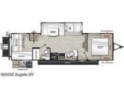 Call now about this 2025 Coachmen Catalina Legacy Edition 293QBCK! Floorplan of 2025 Coachmen Catalina Legacy Edition 293QBCK