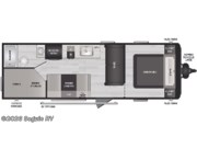 Call now about this 2025 Keystone Hideout 240BH! Floorplan of 2025 Keystone Hideout 240BH