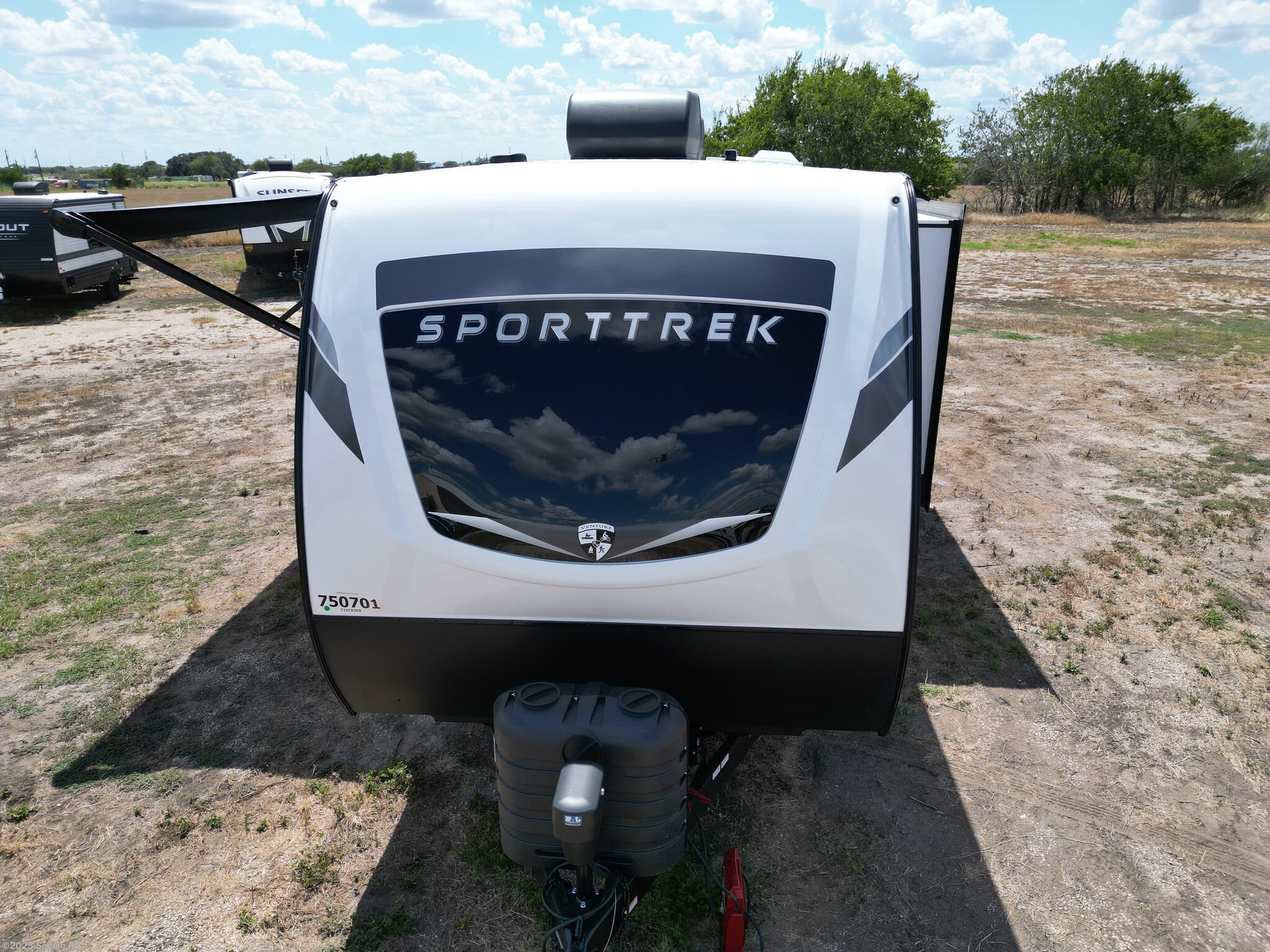 Call now about this 2026 Venture RV SportTrek 271VRB! 2026 Venture RV SportTrek 271VRB - New Travel Trailer For Sale by Seguin RV in Seguin, Texas features External Shower, Spare Tire Kit, TV Antenna, Water Heater, TV