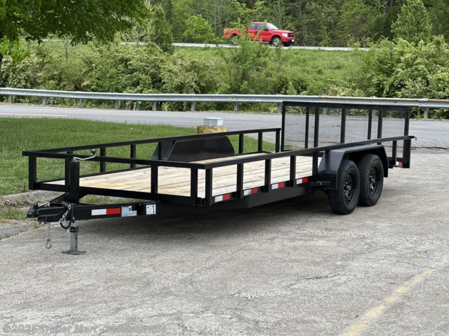 2023 Piggyback MetalWorks 20' Open Utility Trailer 7K GVWR 4 wheel brakes