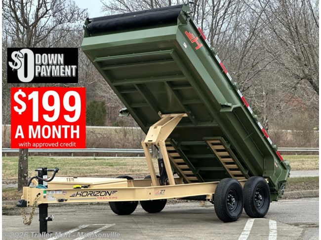2025 Horizon Trailers LZ7 14' 14K Dump