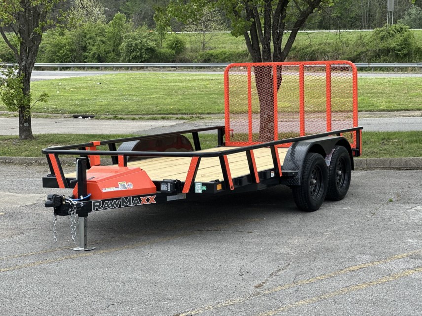 New 2025 RawMaxx 7X14 Open Utility Trailer Commercial Grade available in Madisonville, Kentucky