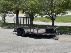 2024 7x14 Open Utility Trailer 7k axles, 4 wheel brakes by Caliber from Trailer Mart - Madisonville in Madisonville, Kentucky