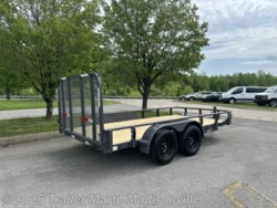 New 2025 Horizon Trailers 7x14 UTZ Open Utility powder coated trailer available in Madisonville, Kentucky