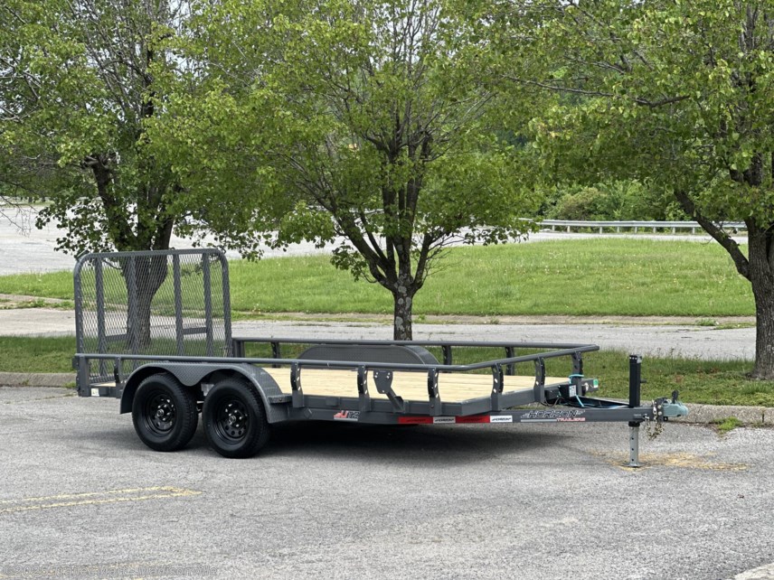 New 2025 Horizon Trailers 7x14 UTZ Open Utility powder coated trailer available in Madisonville, Kentucky