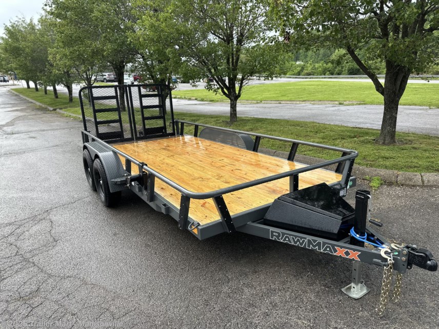 New 2025 RawMaxx 7X16 Open Utility Trailer 9990 GVWR available in Madisonville, Kentucky